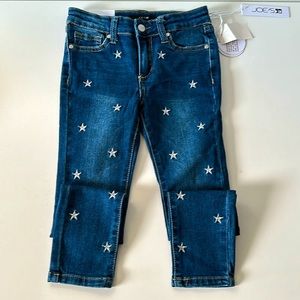 NWT Joe’s Jeans Girls Sz 6X Mina Jean w/Embroidered Stars